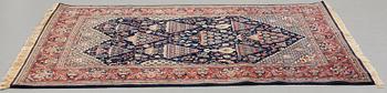 A rug, semi-antique, Kashan, ca 206,5 x 134,5 cm.