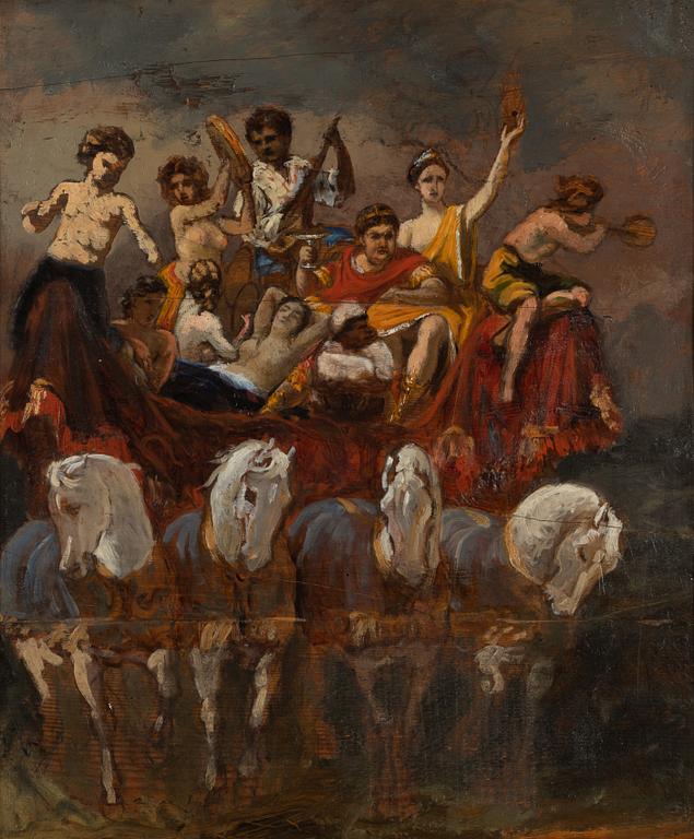 Gunnar Wennerberg, attributed to, oil on panel.