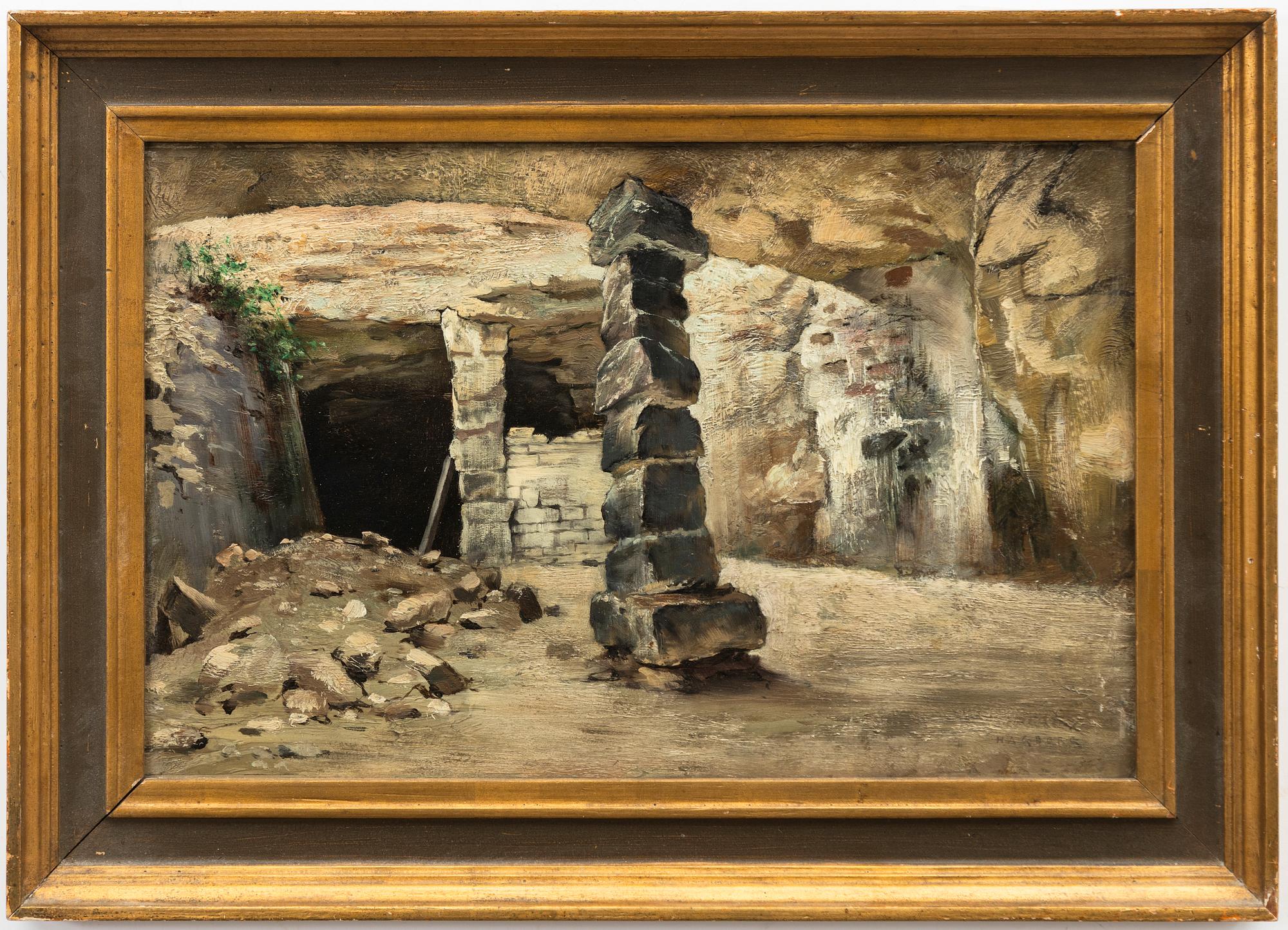 August Hagborg, Ruin.