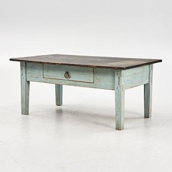 A painted table, 19th Century.