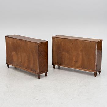 Bokhyllor, ett par, 1930-/40-tal.