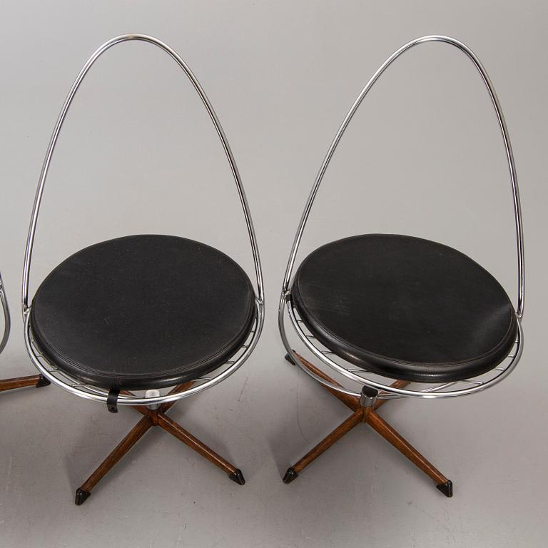 Arne Dahlèn, stolar, 4 st, Dahléns Dalum Fåtölj industri AB, 1950-60-tal.