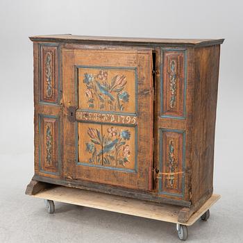 Skåp/skänk, allmoge, daterat 1795.