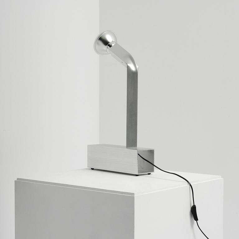 David Taylor, a unique table lamp, "Aluminium Table Lamp #4", Studio Mellösaverken, Sweden, 2025.