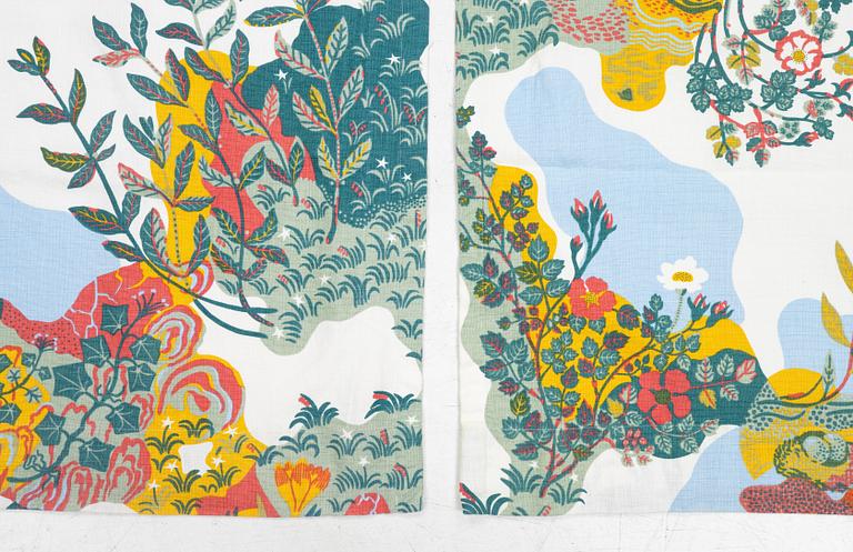 Josef Frank, curtains, a pair, "Anacreon", Svenskt Tenn.
