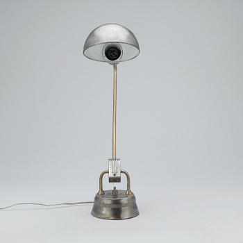 BORDSLAMPA, metall, Charlotte Perriand, Jumo, Frankrike, 1930-tal.