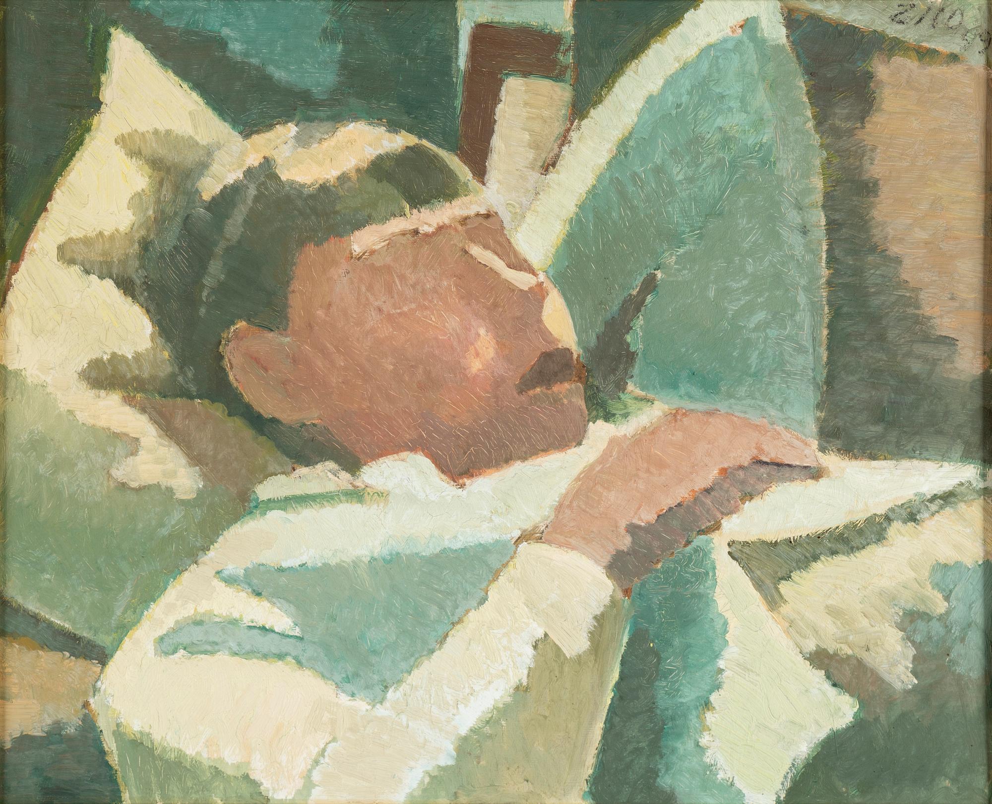 GUNNAR ZILO, oil on panel, signed and dated -49.