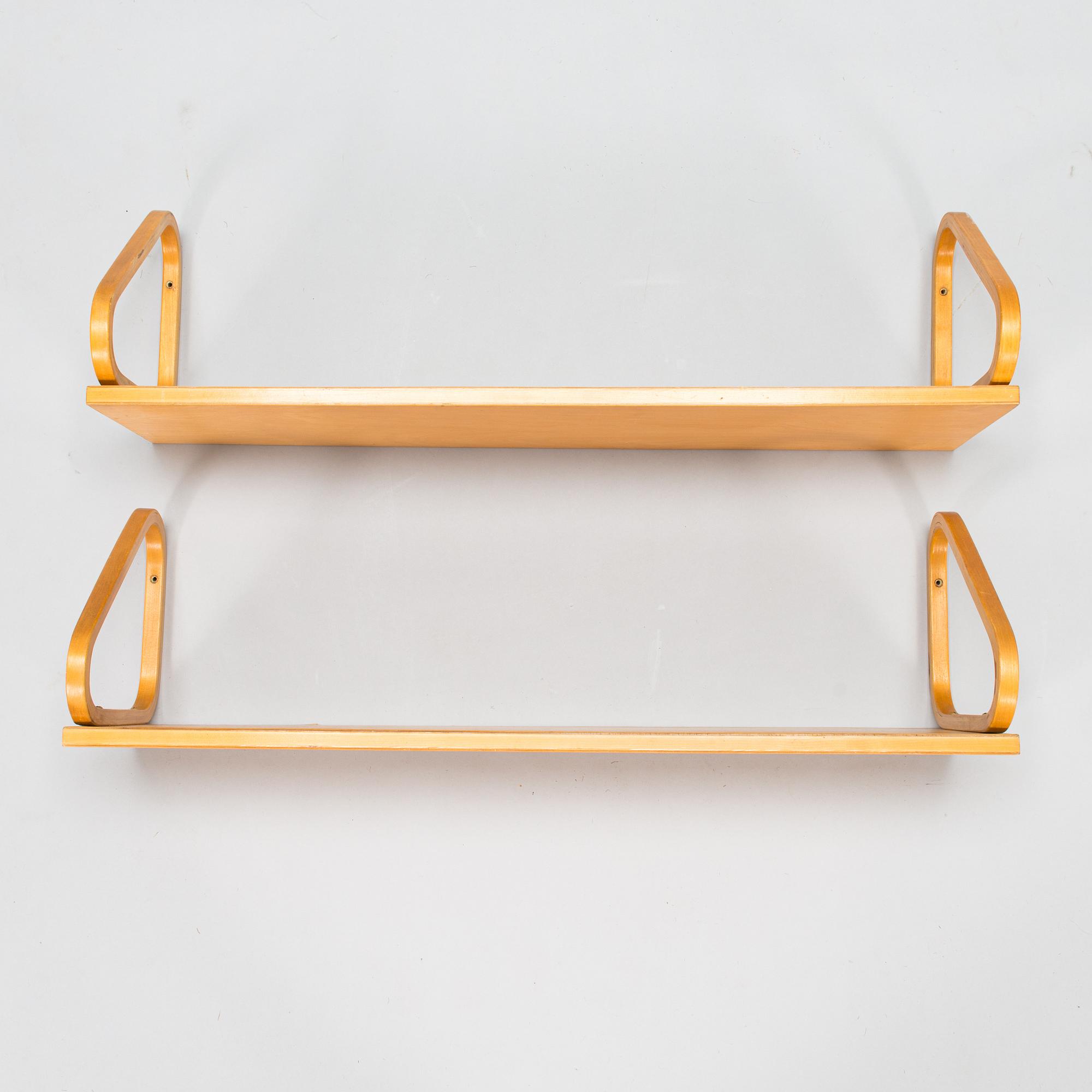 Alvar Aalto,  Two mid 20th Century '112B' shelves for Artek.