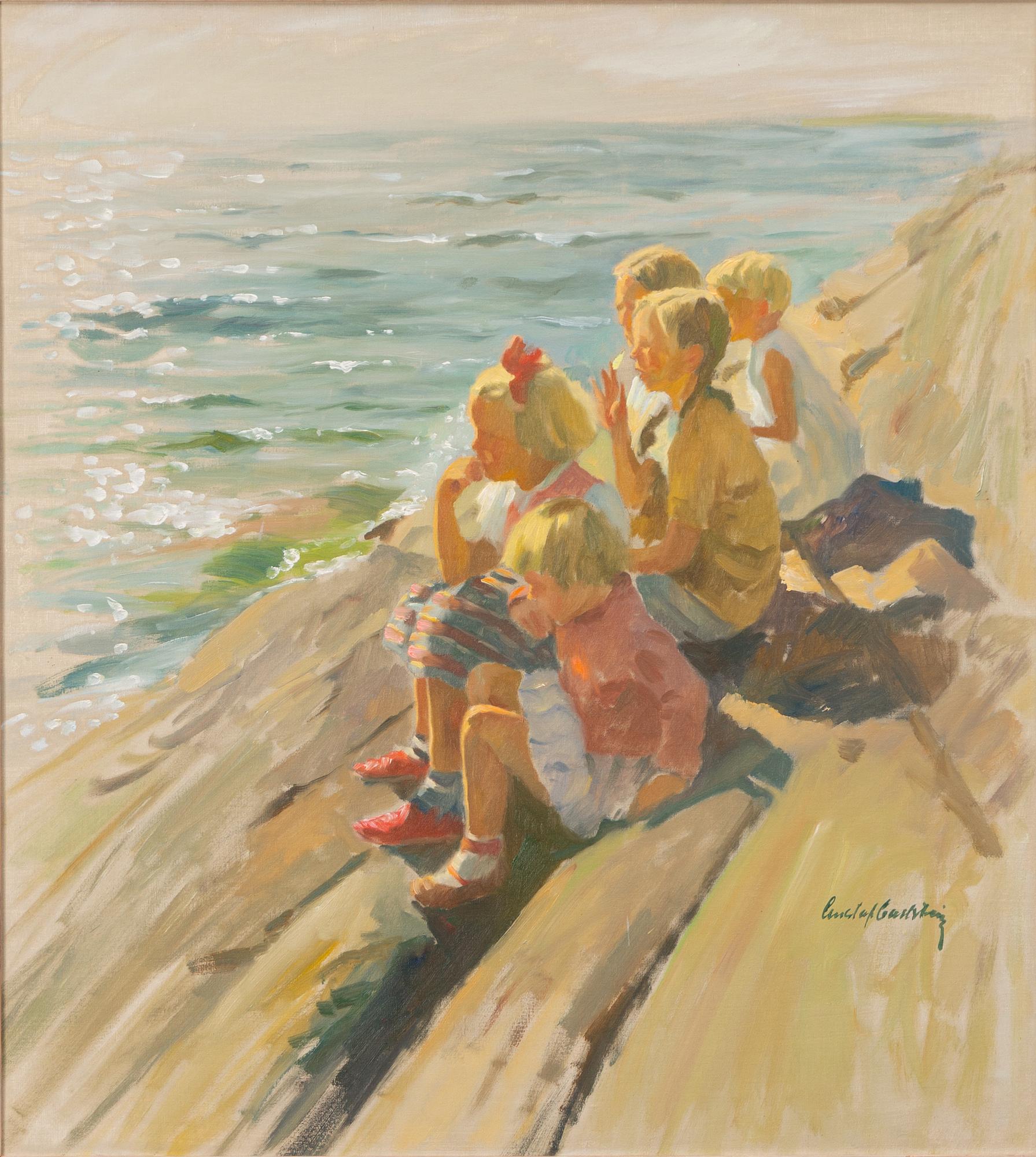 Gustaf Carlström, Children on a Cliff.