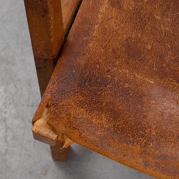 Carl Malmsten and Yngve Ekström, an oak 'Caryngo' easy chair, ESE-möbler, Vaggeryd, 1955.