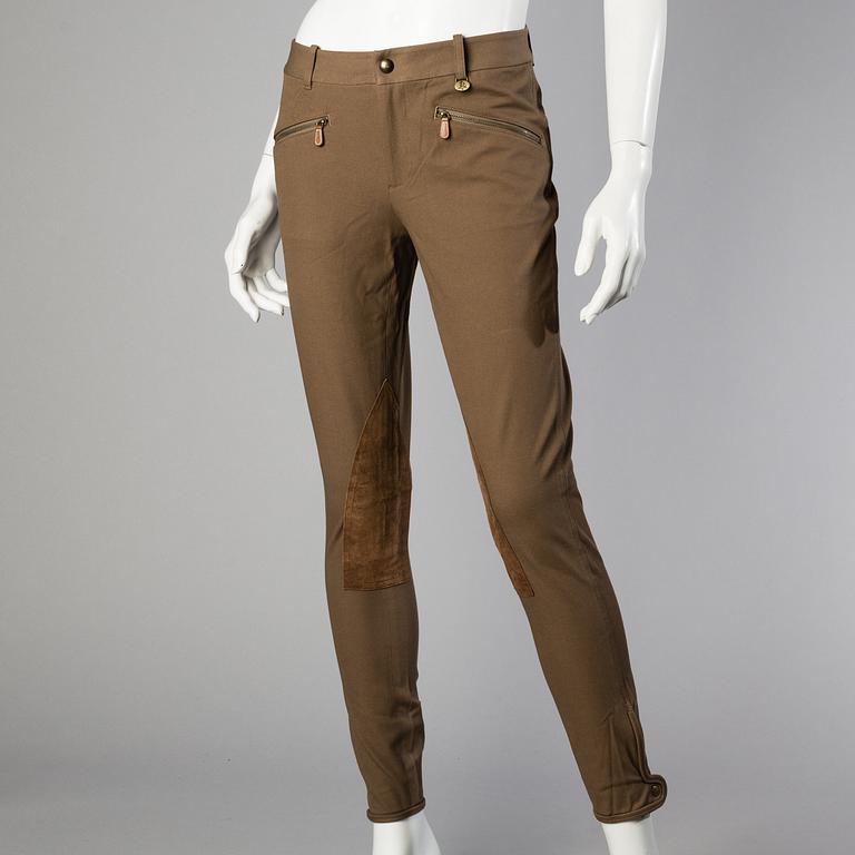 Three pair of trosers by Ralph Lauren.