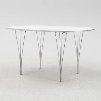 Bruno Mathsson & Piet Hein, matbord, "Superellips", Fritz Hansen, Danmark.