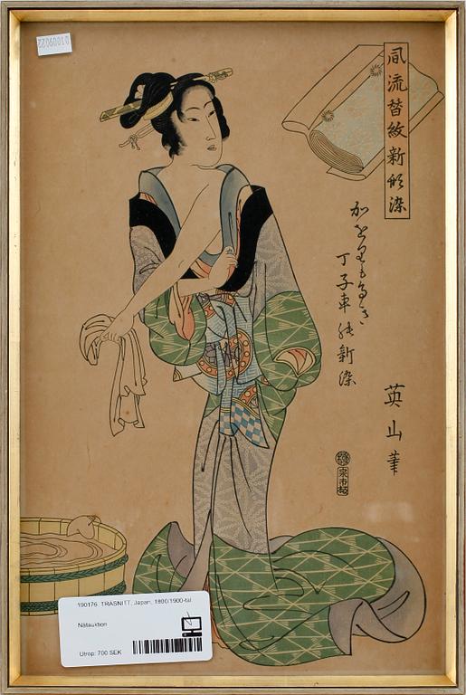 TRÄSNITT, Japan, 1800/1900-tal.