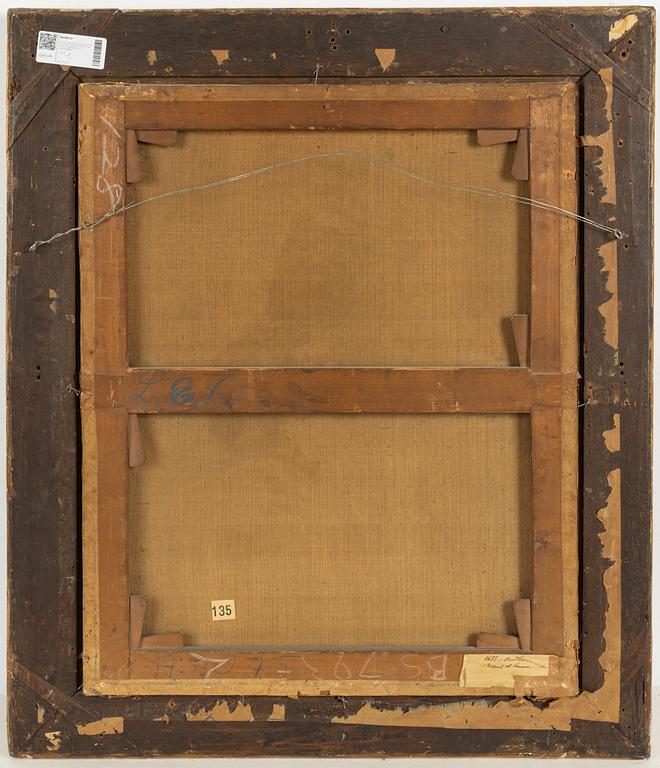 Engelsk skola, omkring 1800, Ung kvinna i landskap.