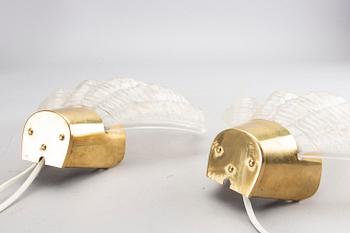 ASEA, a pair of wall lights, 1940's, Swedish Modern.