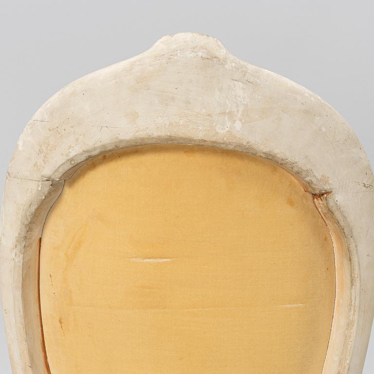 Four chairs, Louis XVI style, 20th century.