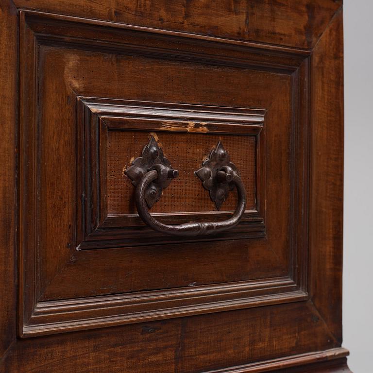 A Swedish baroque marquetry chest, later part of the 17th century,