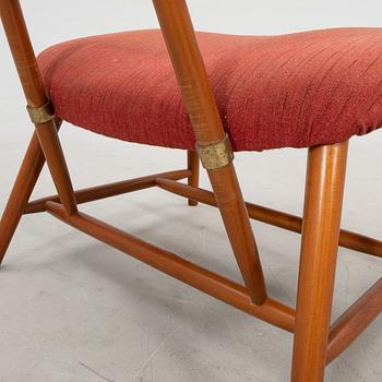 Alf Svensson, fåtölj, "Teve", Studio Ljungs Industrier AB, Malmö, Bra Bohag, 1950-tal.