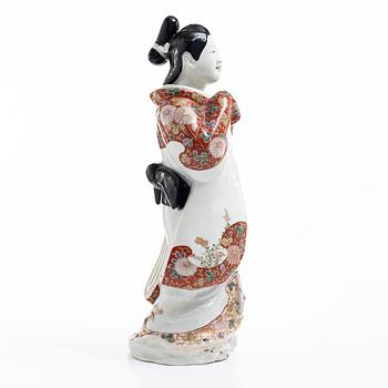Figurin, porslin. Japan, Meiji (1868-1912).