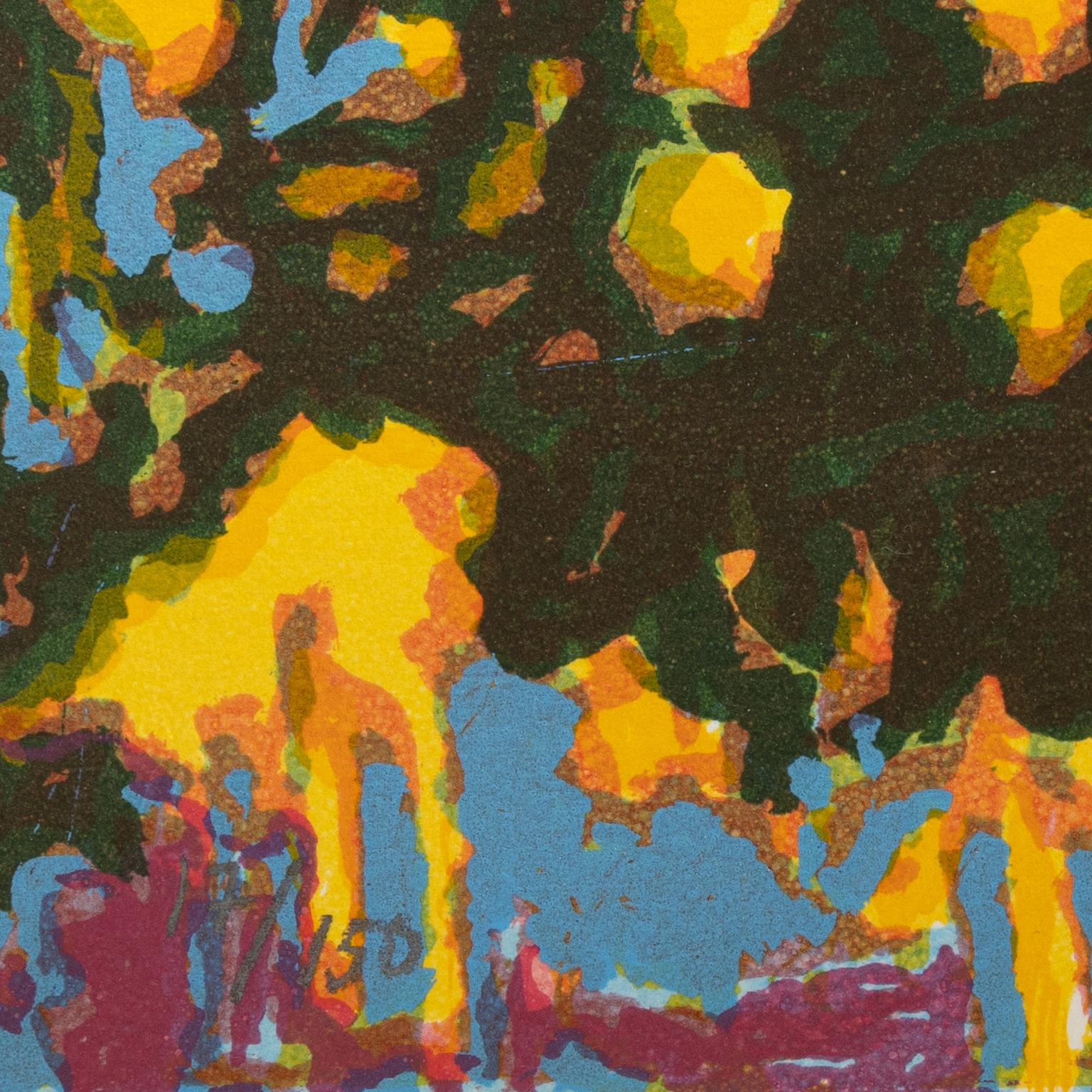 Björn Wessman, färgserigrafi, signerad 17/150.