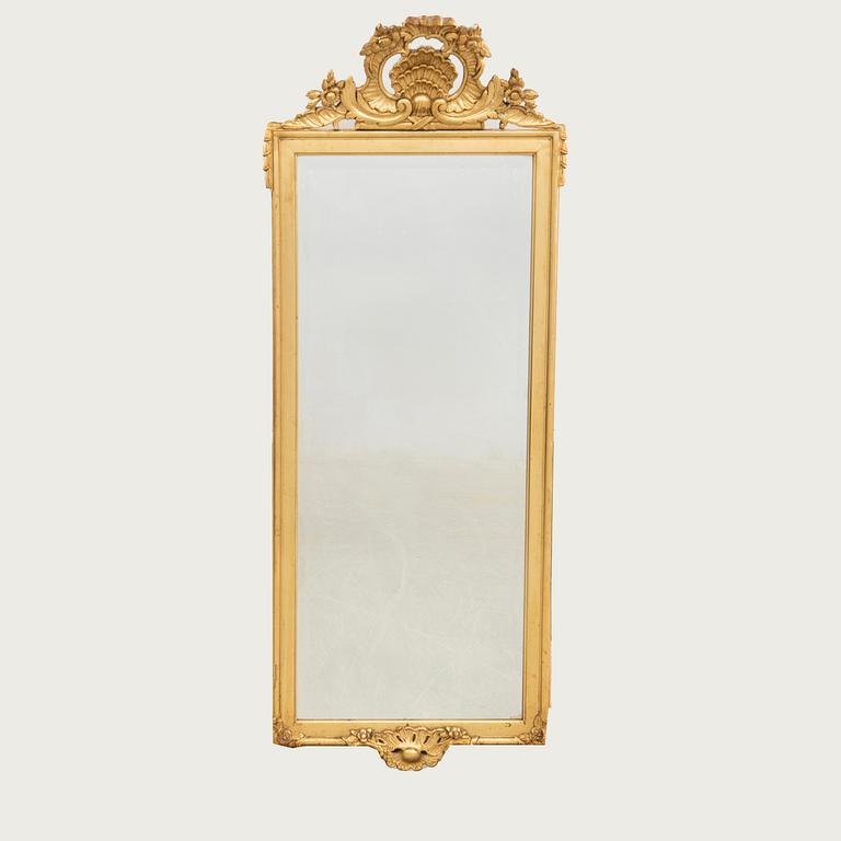 Mirror, Rococo style mid-20th century.