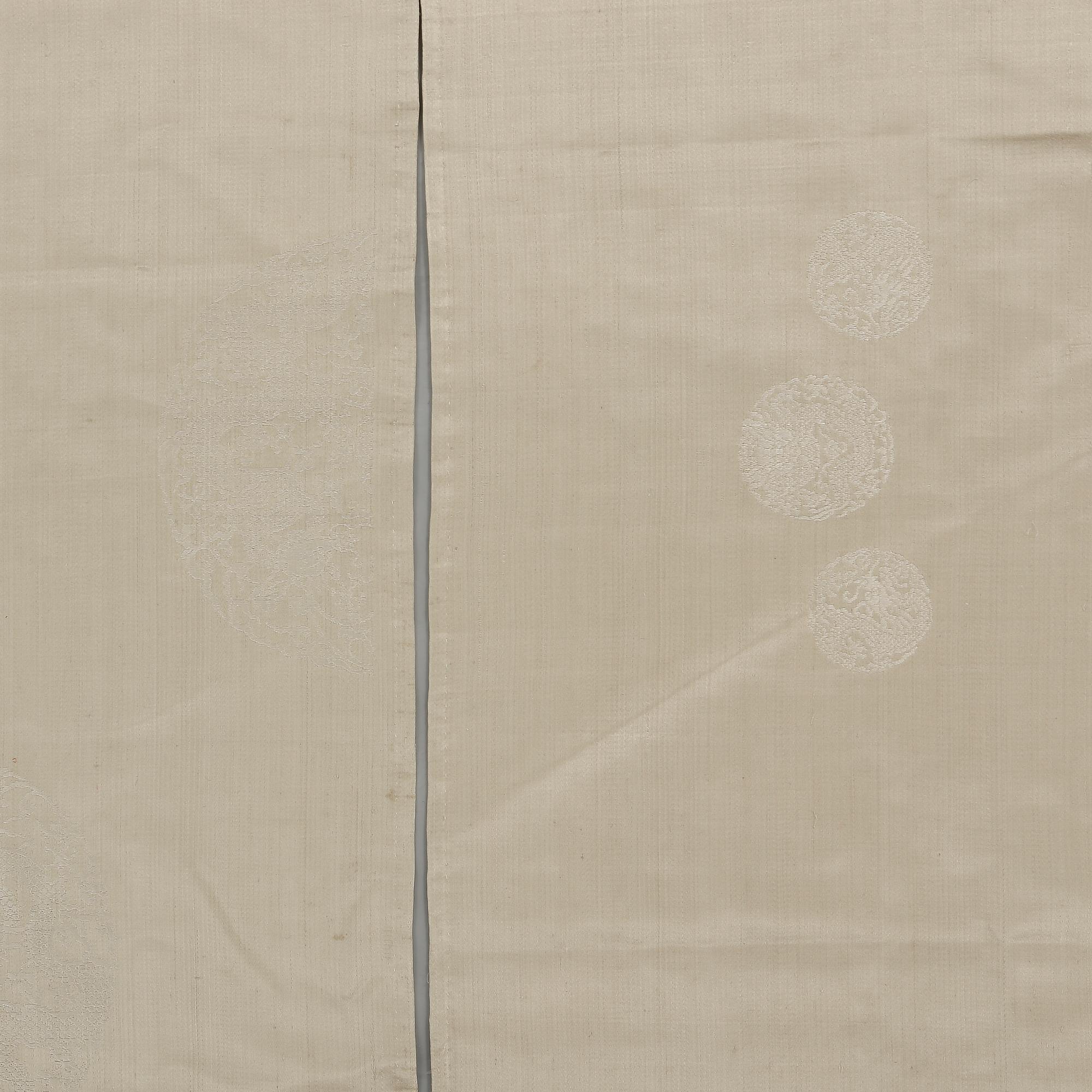 DRAPERIER, ett par, siden, Kina, tidigt 1900-tal.