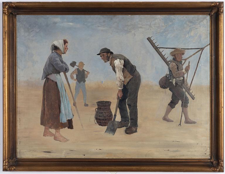 August Hagborg, Mussel plockare.