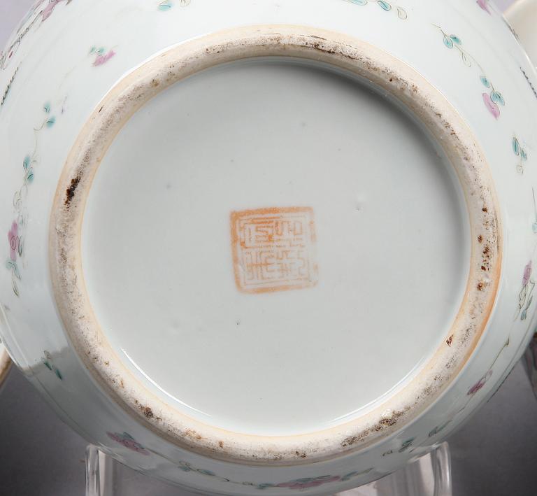 PARTI PORSLIN, 4 delar, Kina tidigt 1900-tal.