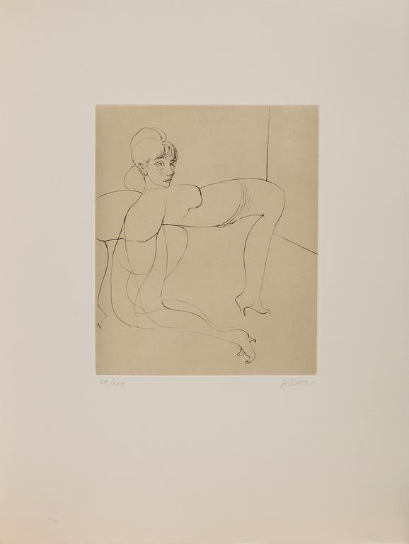 HANS BELLMER, "Les anagrammes du corps". 10 etchings, 1973, each signed in pencil and numbered 72/100.