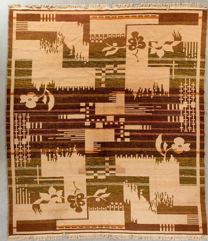 A machine made Art Deco carpet ca 350 243 cm.