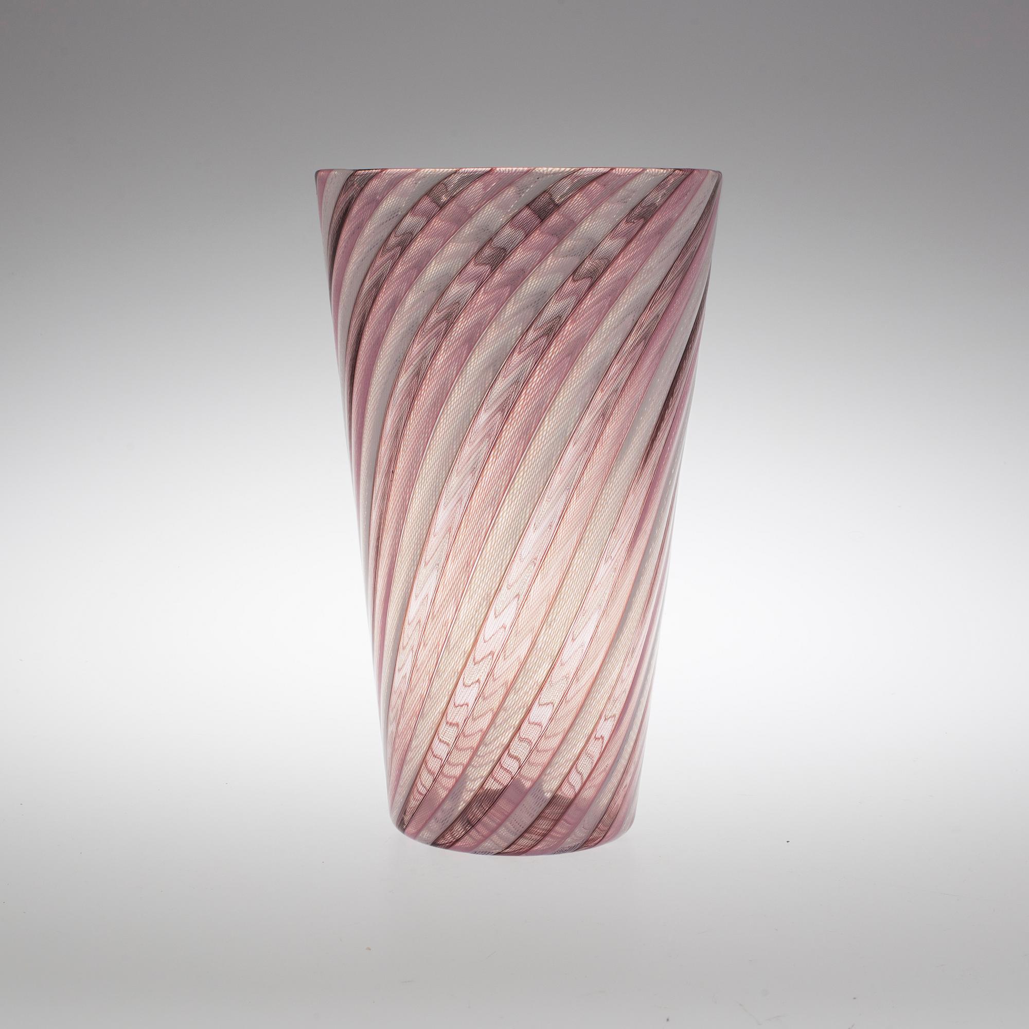 VAS, glas, Venini, Murano, Italien.