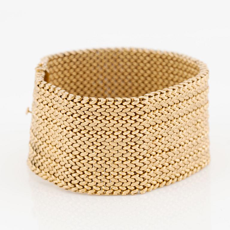 Armband, 18K guld, Uno A Erre, Italien.