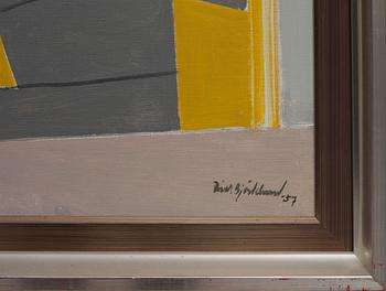 RICHARD BJÖRKLUND, olja på duk, signerad och daterad -57.