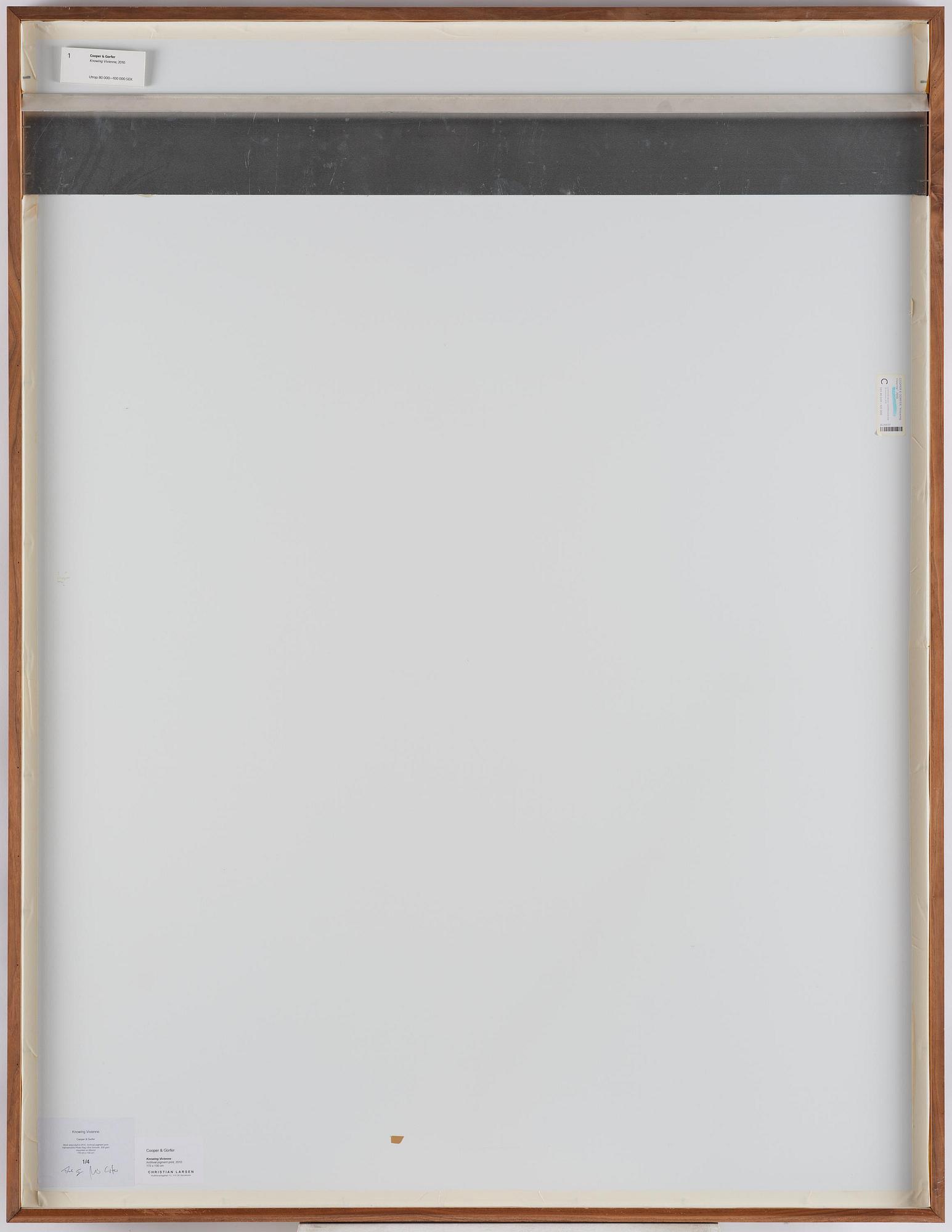 Cooper & Gorfer, "Knowing Vivienne", 2010.