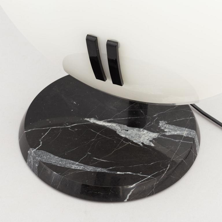 Bruno Gecchelin, a 'Perla Table Lamp' from Oluce, Italy, designed 1980.