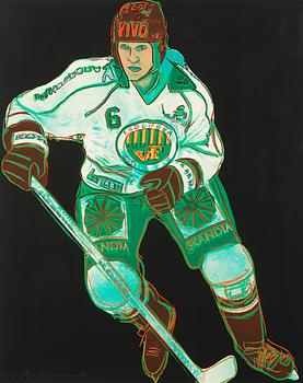 212. Andy Warhol, "Frolunda Hockey Player".