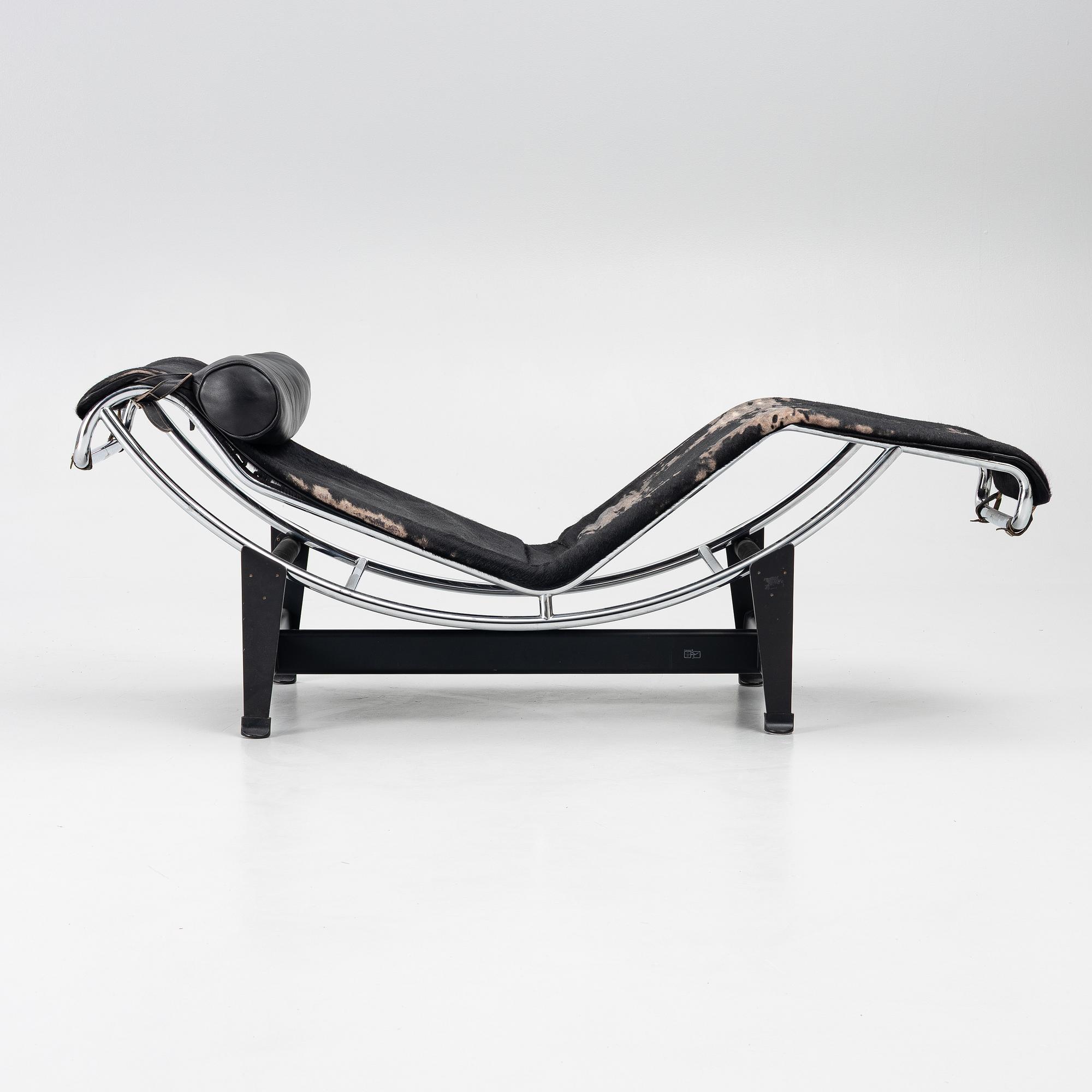 Charlotte Perriand & Le Corbusier, vilstol, "LC4", Cassina, Italien.