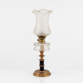 A kerosene lamp, early 20th Century.