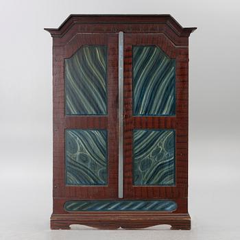 A cabinet, Värmland, dated 1873.