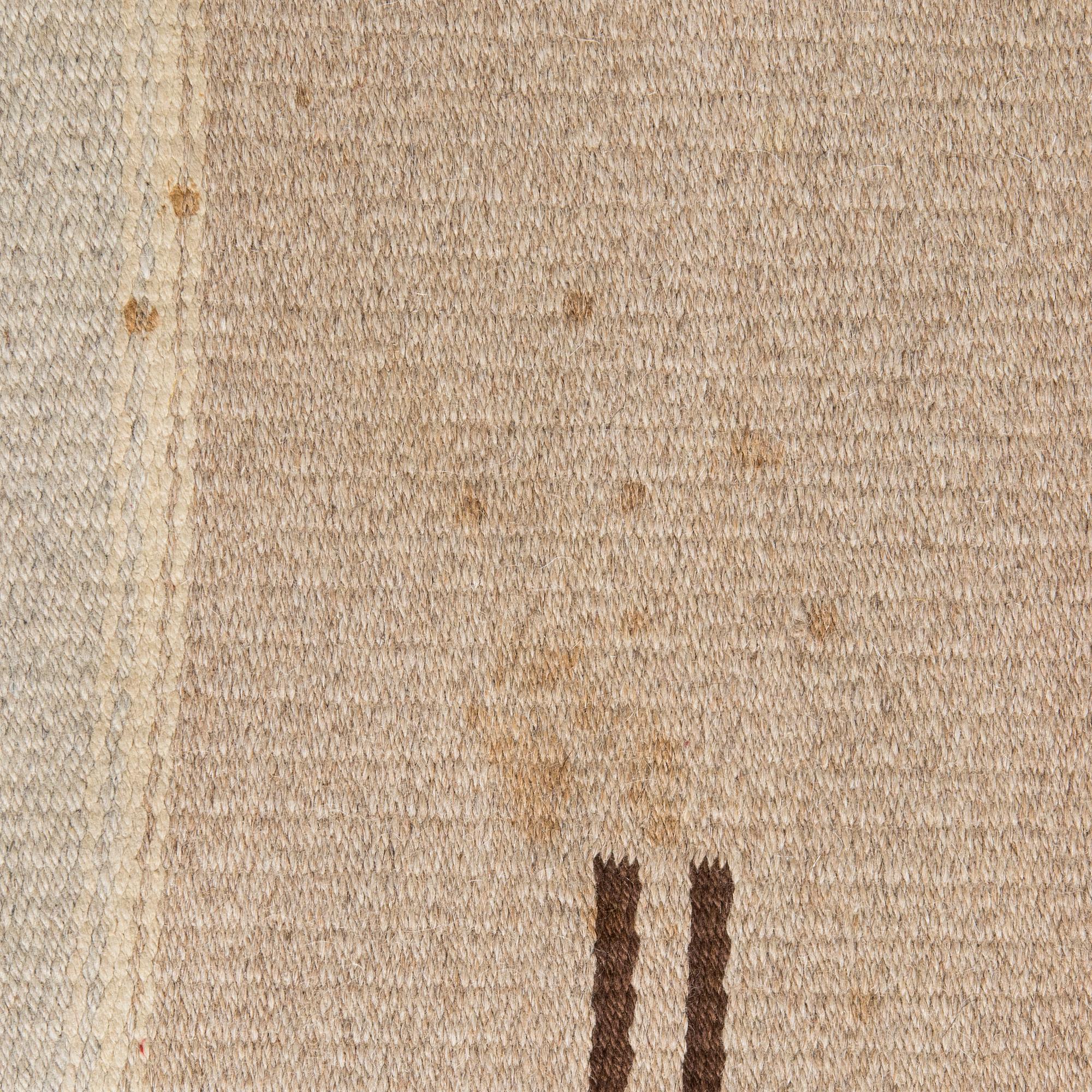 Karvalankamatto, 1930-luku. Noin 247 x 150 cm.