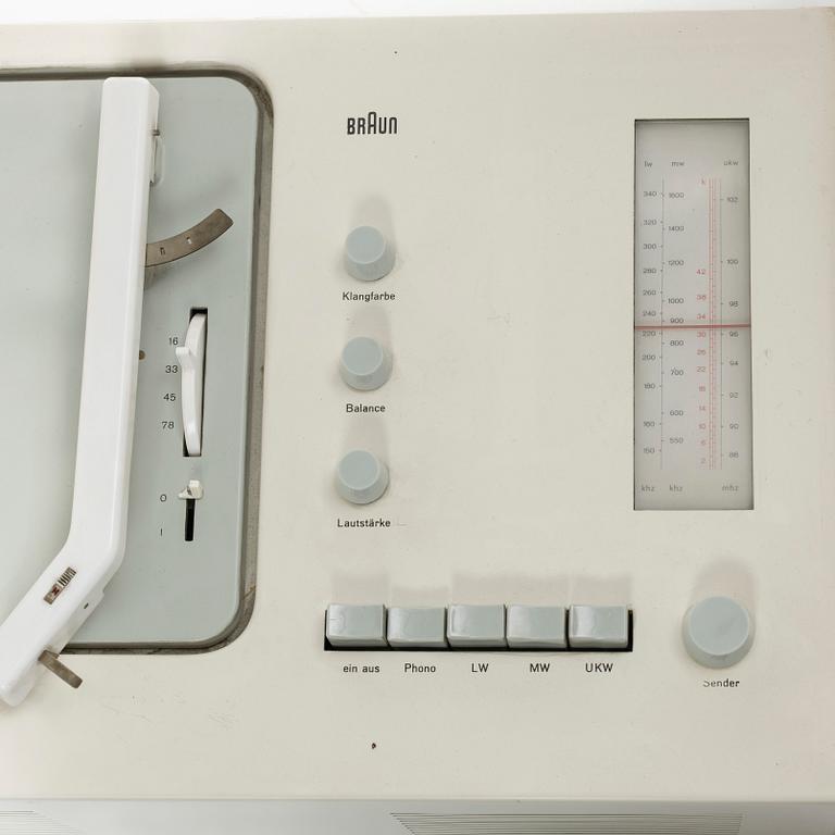 Dieter Rams, & Hans Gugelot, radiogrammofon, "SK 61-S", Braun, Tyskland.