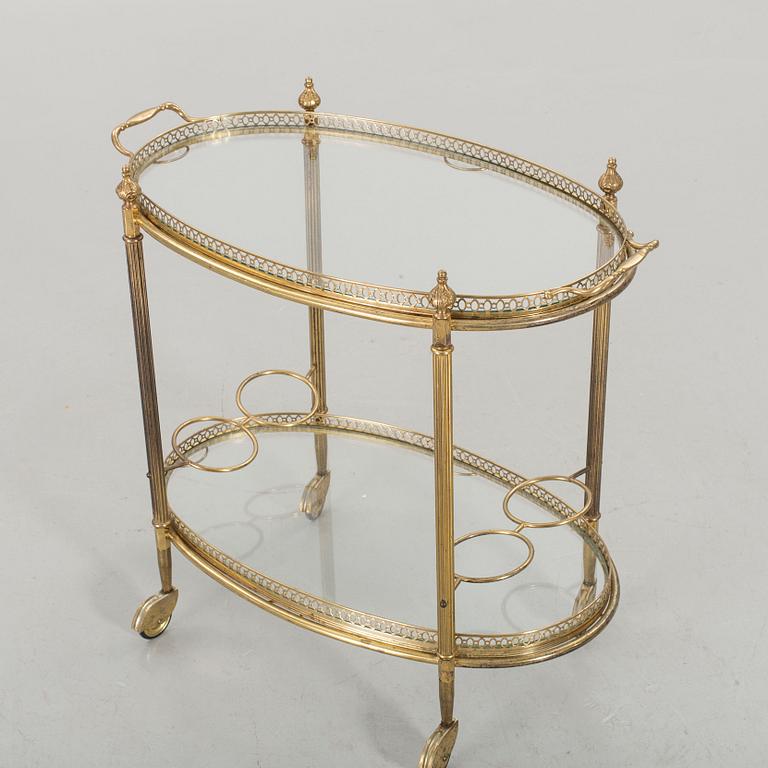 A BRASS TROLLEY SECOND HALF OF 20TH CENTURY.