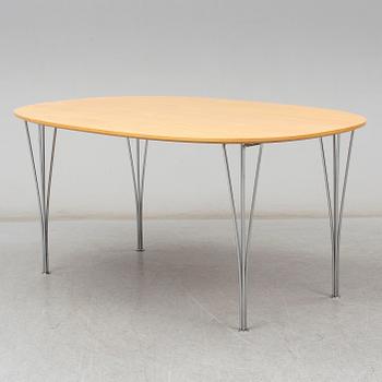 BRUNO MATHSSON & PIET HEIN, a "Superelips" table, Fritz Hansen, 1984.