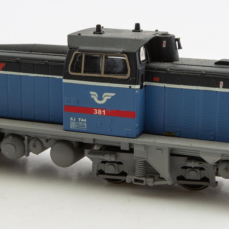 Diesellok SJ T44 skala 1/87 nr 381 Jeco.