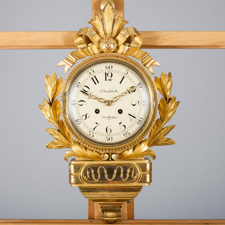 VÄGGPENDYL, L. Sundstedt, Stockholm, 1900-talets början.