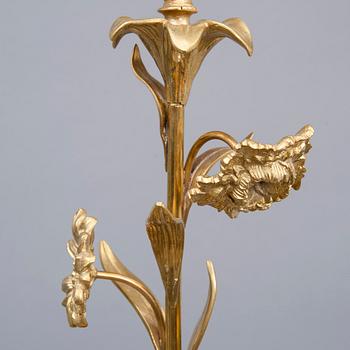 LJUSKRONA, rokokostil, 1900-talets första hälft. Höjd 59,5 cm.