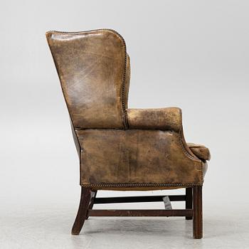 Armchair, so-called wing chair, second half of the 20th century.