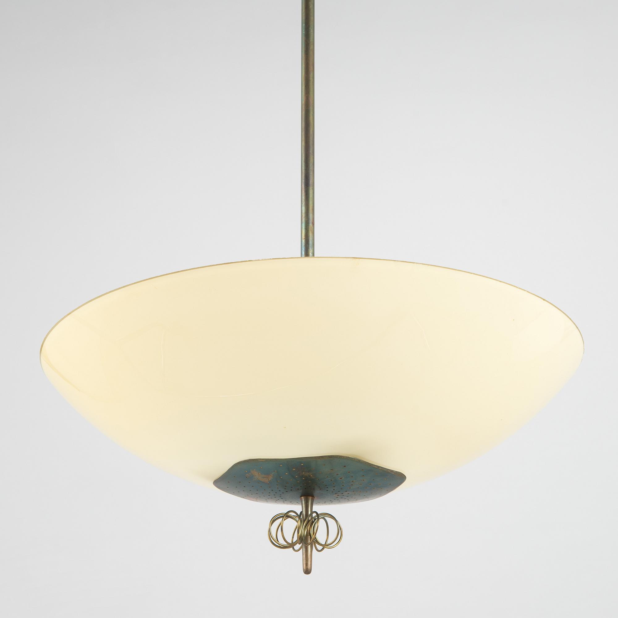 Paavo Tynell, Ceiling lamp for Taito. Made to order 1950.