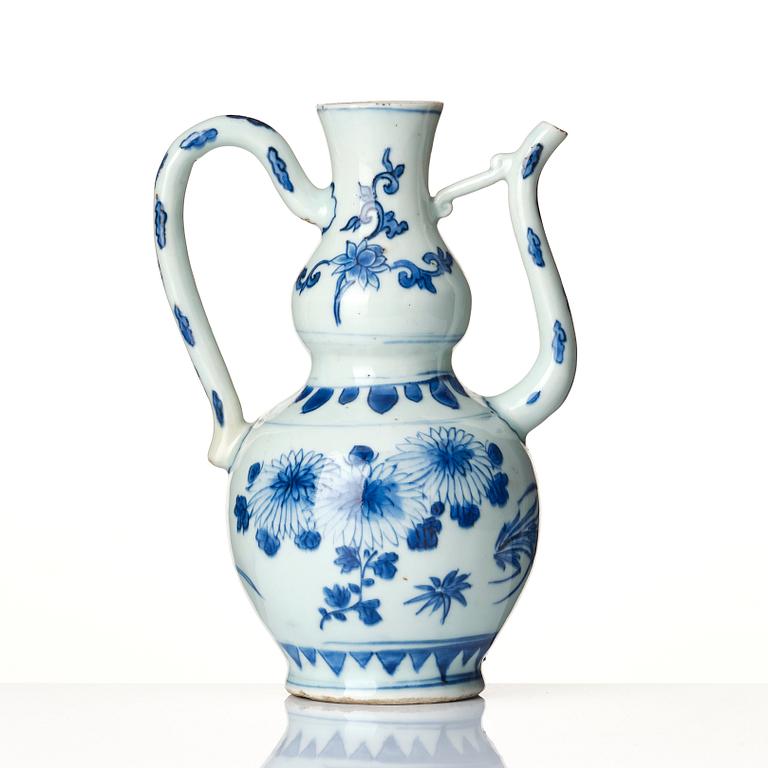 Kanna, porslin. Mingdynastin, 1600-tal.