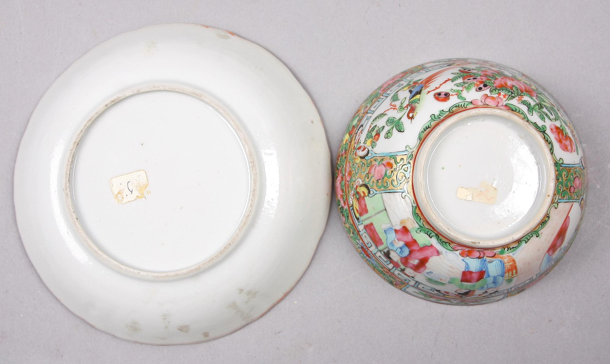 PARTI PORSLIN, 4 delar, Kina. Bl.a 1700-tal.